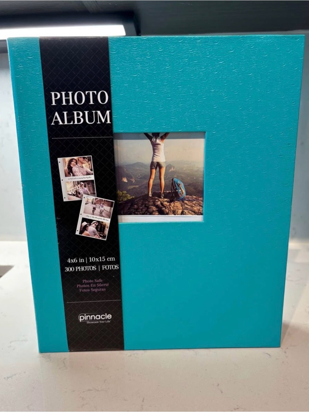 Photo Album Turquoise Hardcover with Window